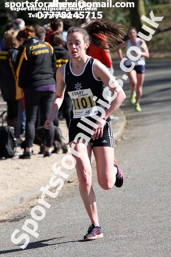 Senior womens Northern 6 Stage Road Relay Champs., Birkenhead Park. Photo: David T. Hewitson/Sports for All Pics